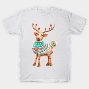 Gingerbread Reindeer T-Shirt